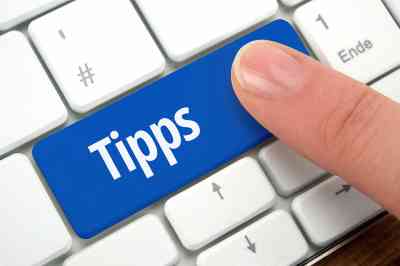 Taste mit der Aufschrift Tipps - © VRD - Adobe Stock.com
